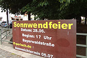 Sonnwendfeuer des Burschenvereins "Die G'mütlichen" Perlach (©Foto: Martin Schmitz)